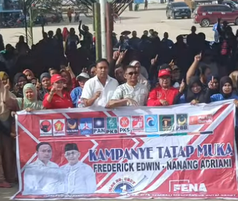 Frederick Edwin dan Nanang Adriani Janji Peningkatan Infrastruktur dan Ekonomi Lokal