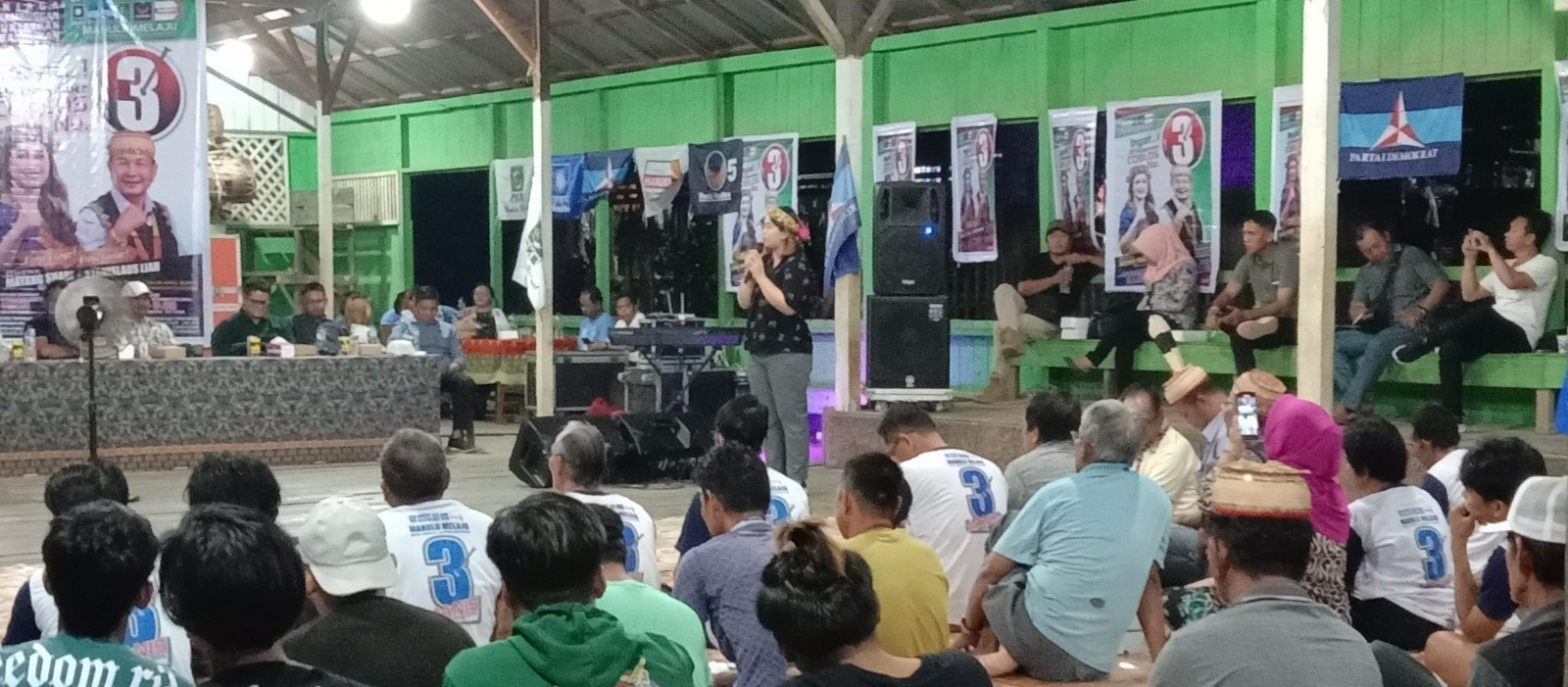 Kampanye di Long Gelawang, Pasangan MANIS Fokus pada Pembangunan Merata