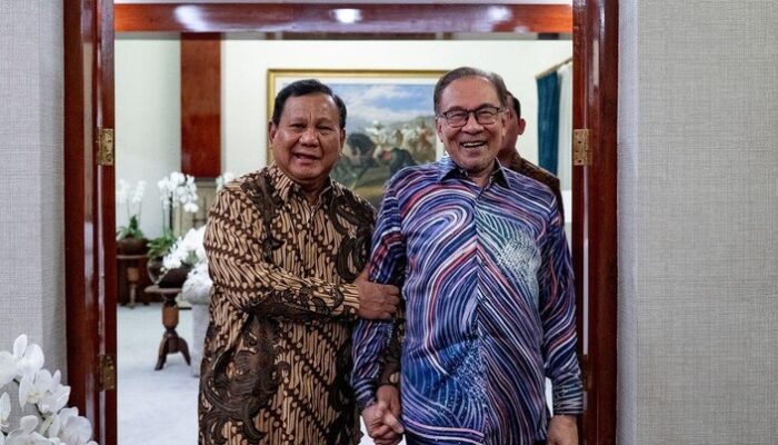 Temui Anwar Ibrahim, Prabowo Ingin Indonesia dan Malaysia Semakin Maju