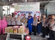 Polresta Balikpapan Gelar Bakti Sosial Sambut HUT Bhayangkara, Salurkan Bantuan ke Panti Asuhan dan Panti Jompo