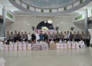 Polres Bontang Salurkan Bantuan Sosial di Ponpes Subulana Jelang HUT Bhayangkara ke-79
