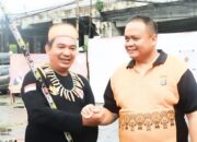 Polresta Samarinda Meriahkan HUT Bhayangkara ke- 79 dengan Lomba Sumpit