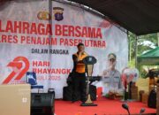 Polres PPU Gaungkan Semangat Kebersamaan Lewat Olahraga di Momen HUT Bhayangkara ke-79