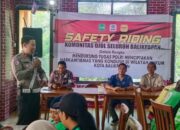 Komunitas Ojol Balikpapan Deklarasikan Safety Riding Dukung Polri Ciptakan Kamtibmas Kondusif